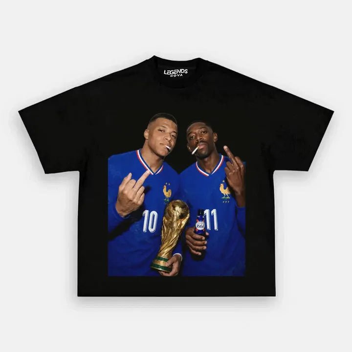 Kylian Mbappé & Ousmane Dembélé France 2026 T-shirt