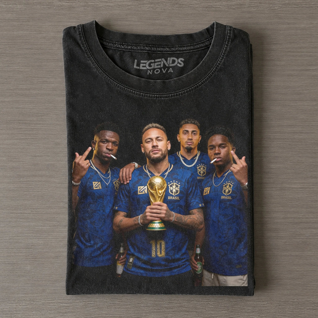 Brasil The Boys Football Print T-Shirt