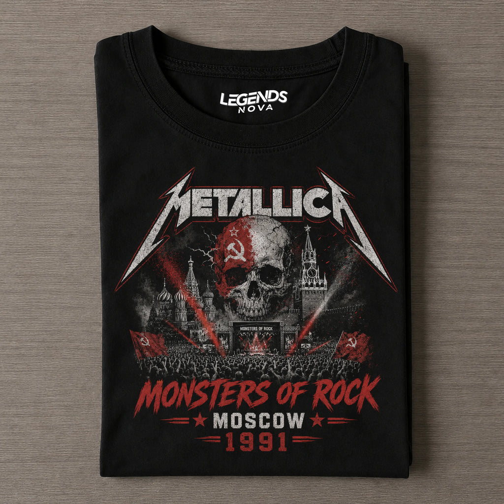METALLICA Monsters of Rock Moscow 1991 Tee