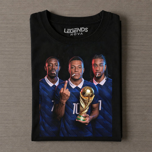 Ousmane Dembélé & Kylian Mbappé & Michael Olise France T-shirt