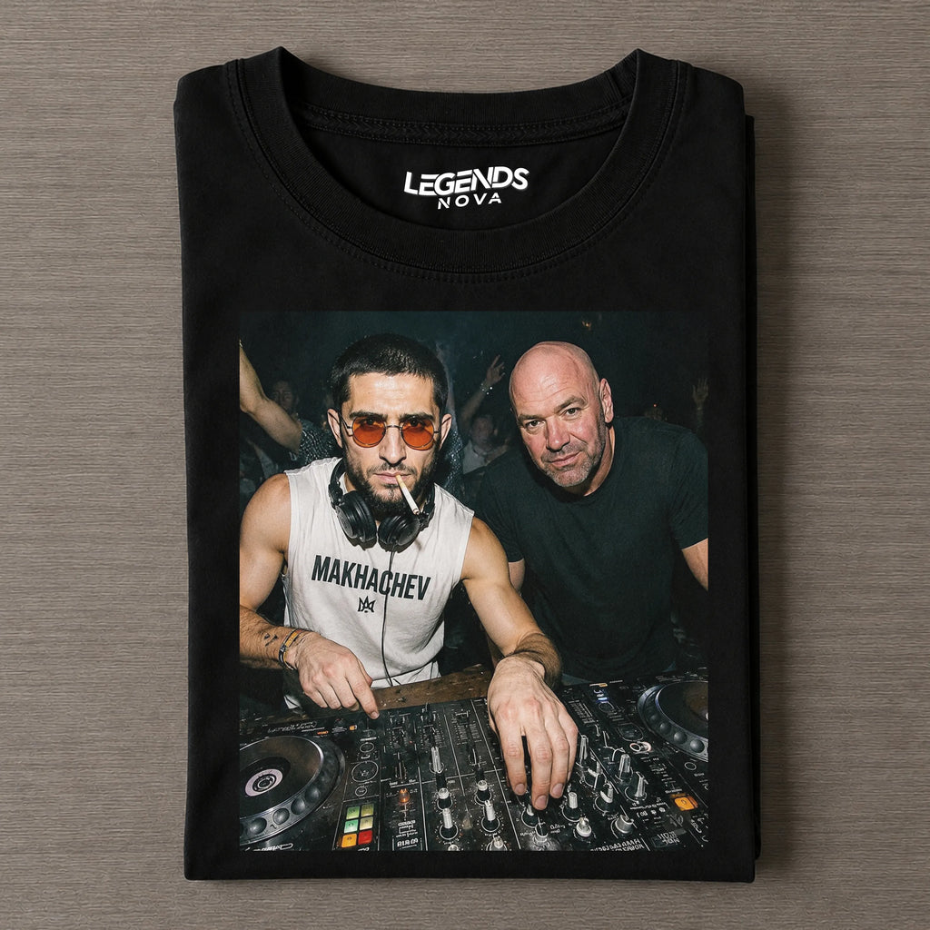 Funny Islam Makhachev & Dana White Tee