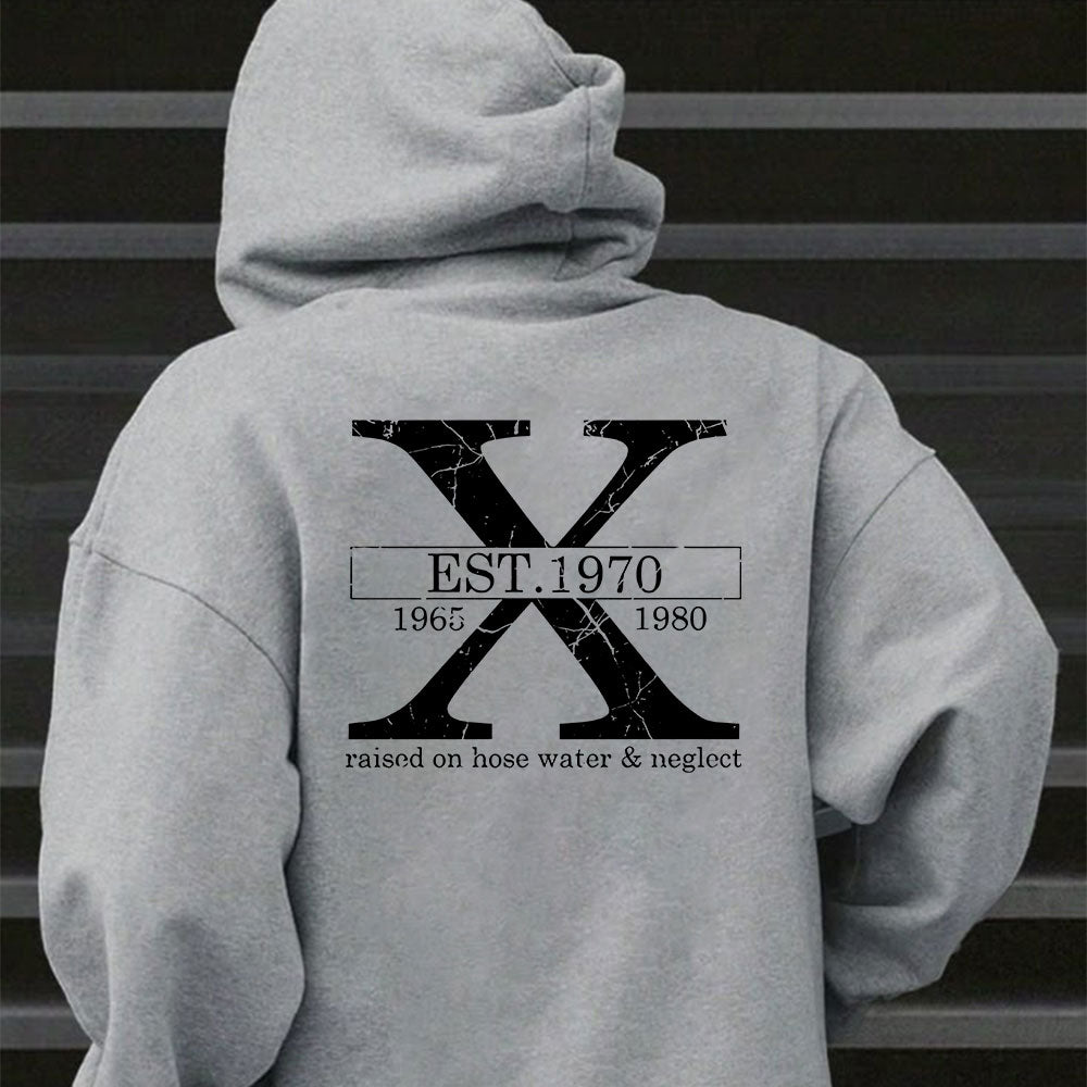 Custom Gen X Raised On Hose Water & Neglect T-Shirt