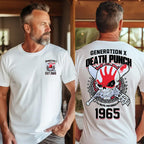 "GENERATION X DEATH PUNCH NO FILTER SINCE 1965" shirt.  Customize Gen X Shirt.