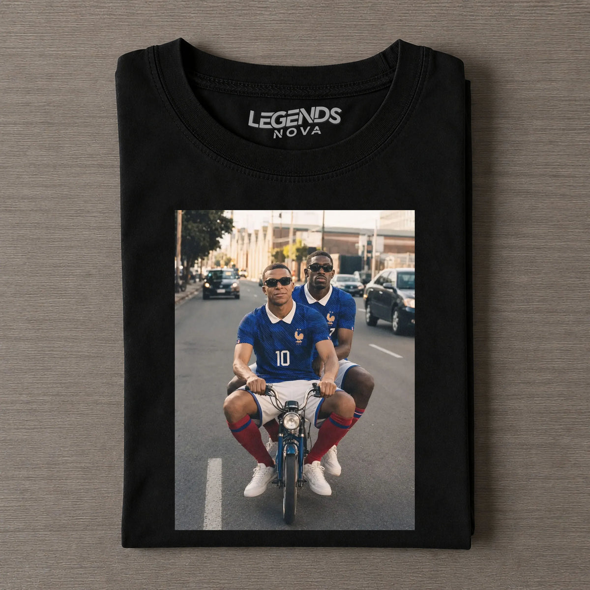 Ousmane Dembélé & Kylian Mbappé France Tee