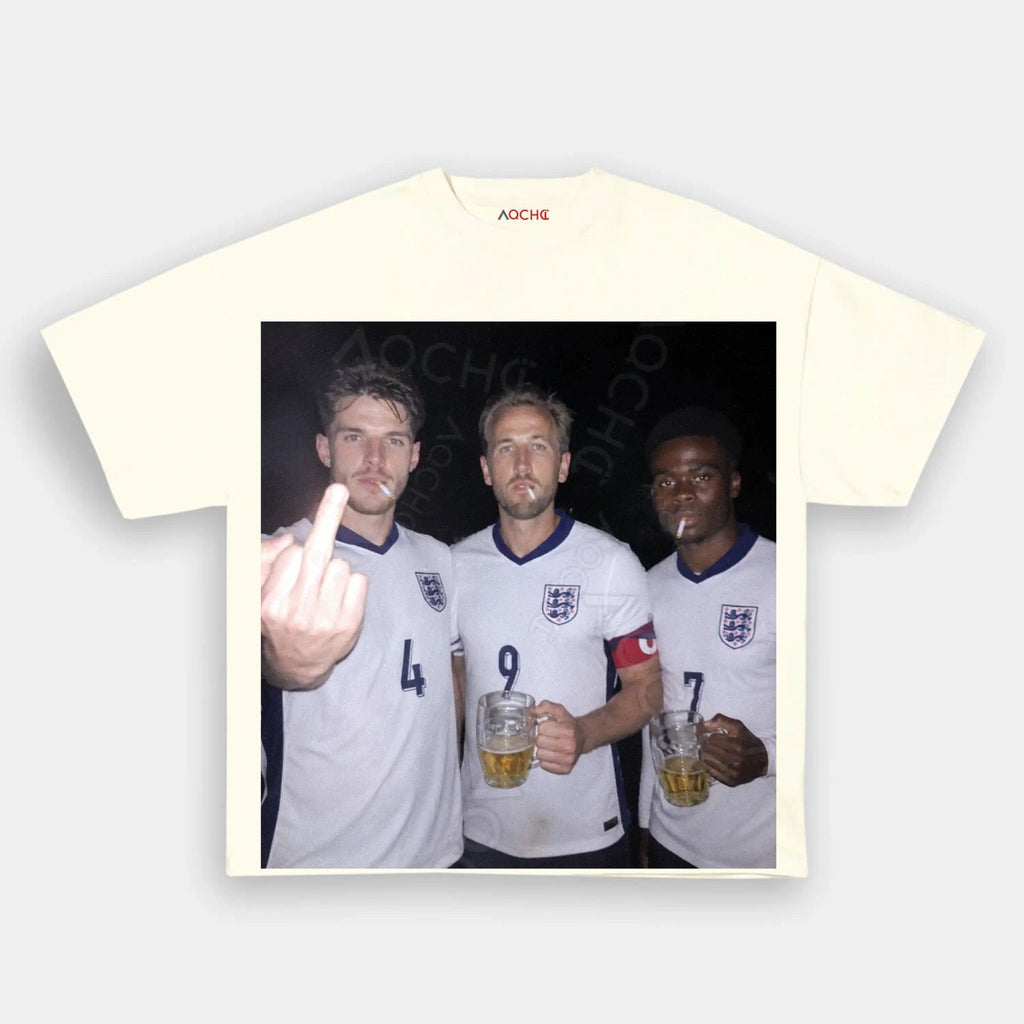 Harry Kane & Bukayo Saka & Declan Rice England Football Style Tee