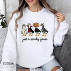 Spooky Goose Sweatshirt — Seasonal Halloween Hoody Gift