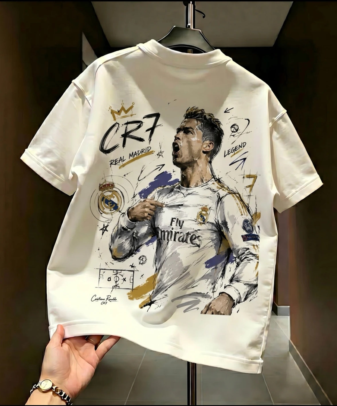 2026 New CR7 100% Cotton Breathable T-Shirt