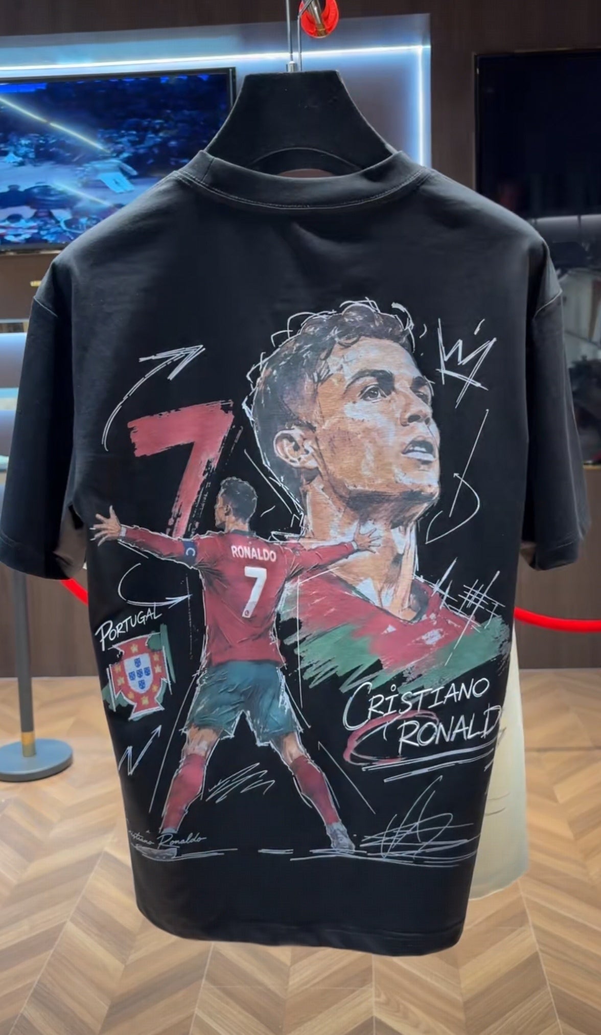 2026 Summer New Arrivals: Cristiano Ronaldo 100% Cotton Breathable T-Shirt