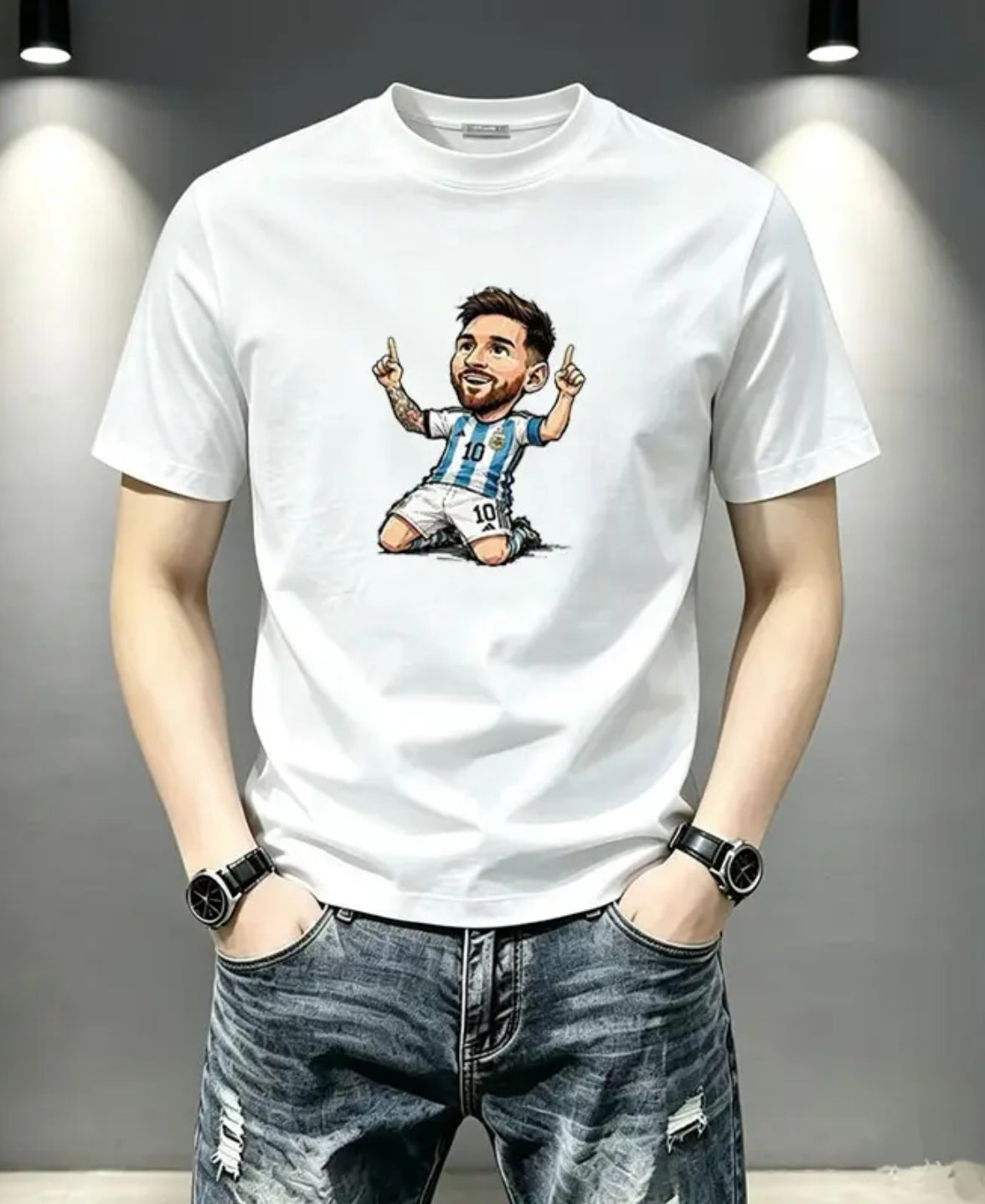 New for Summer 2026: Messi 100% Cotton Breathable Fashion T-Shirt