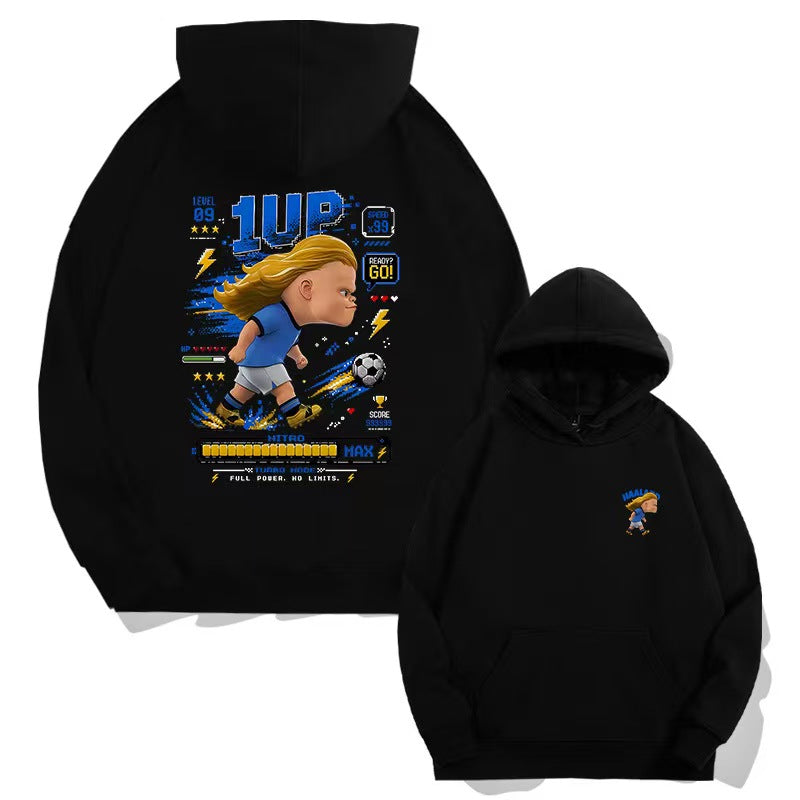 Haaland Chibi-Style 1UP Hoodie