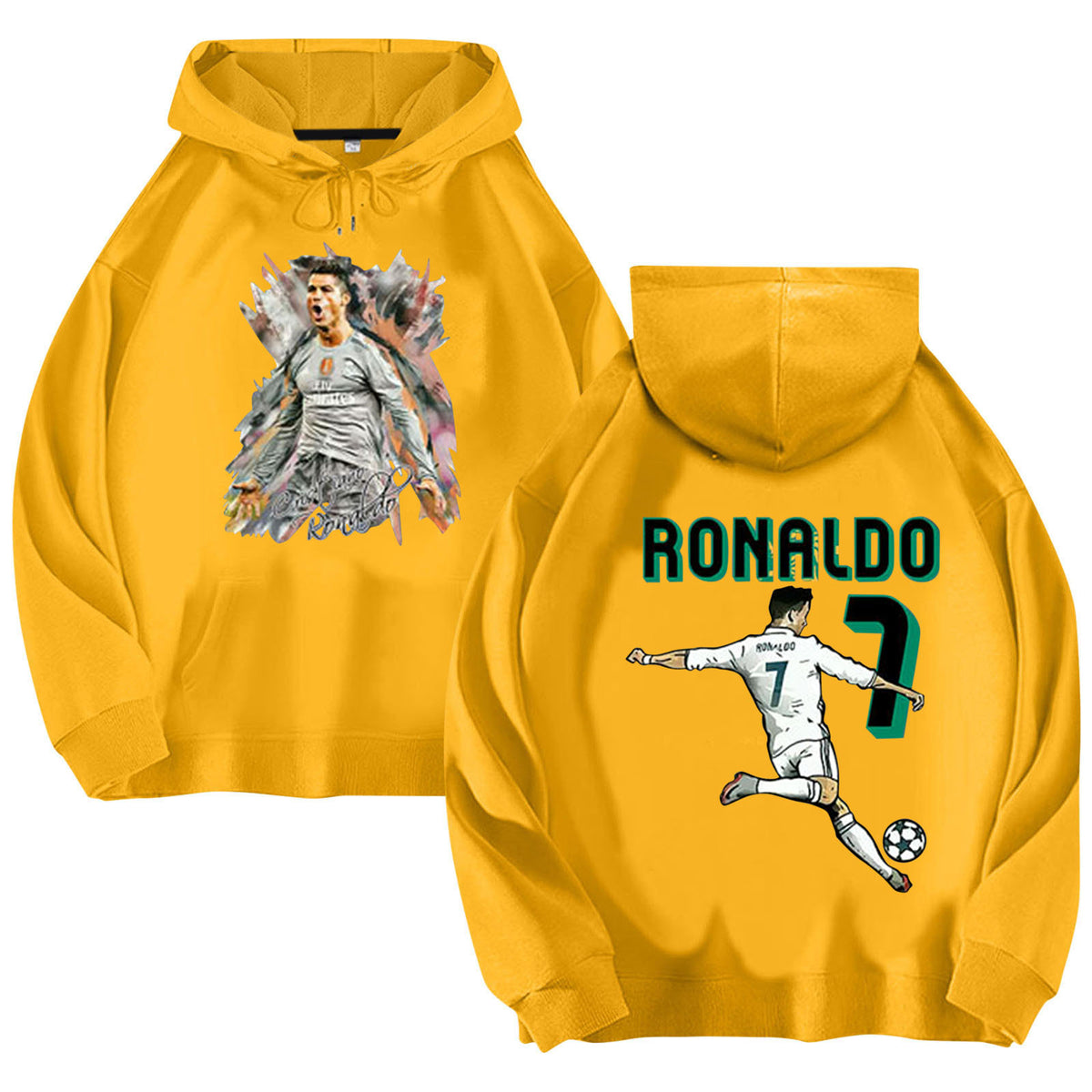 Cristiano Ronaldo No. 7 Fall/Winter Oversized Hoodie