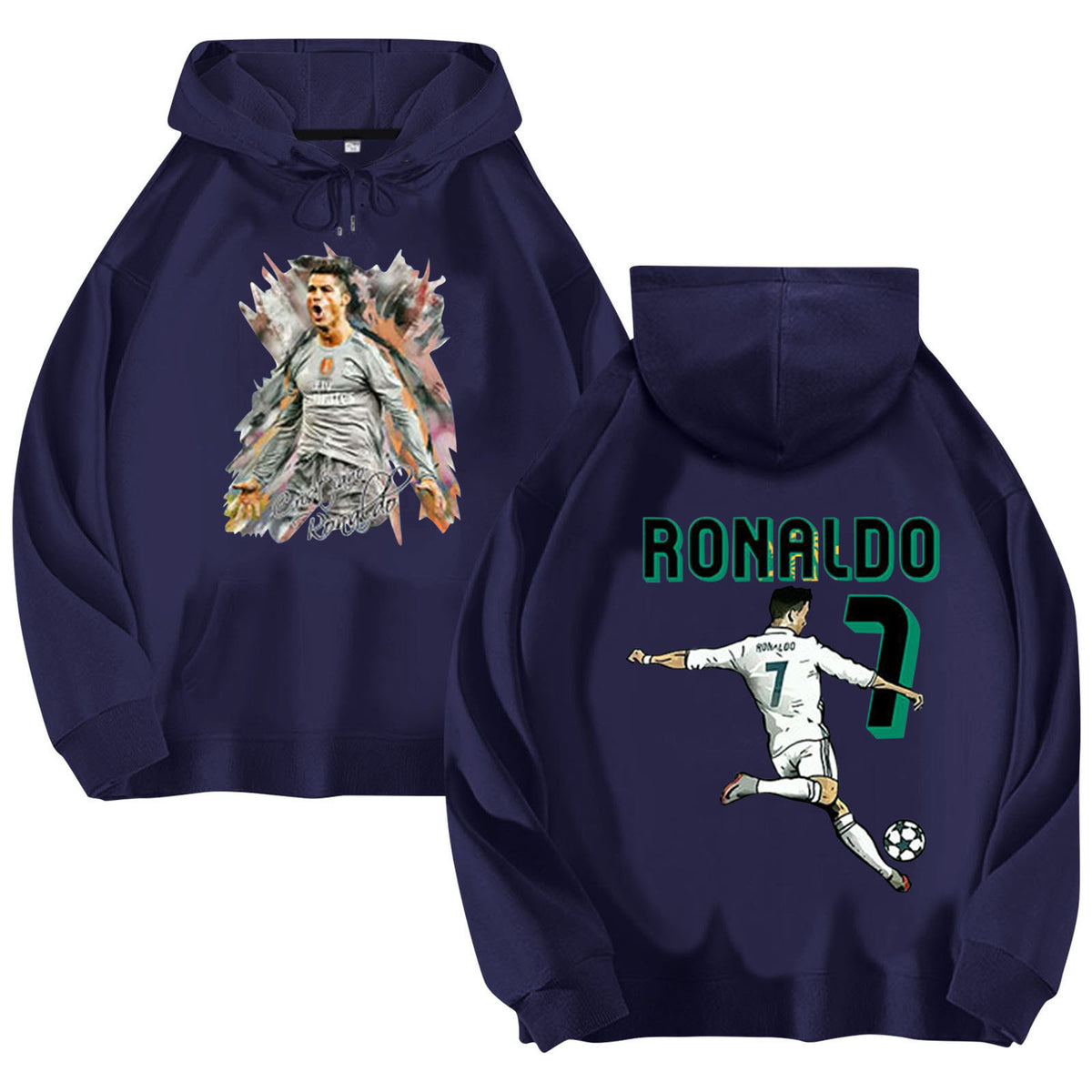 Cristiano Ronaldo No. 7 Fall/Winter Oversized Hoodie