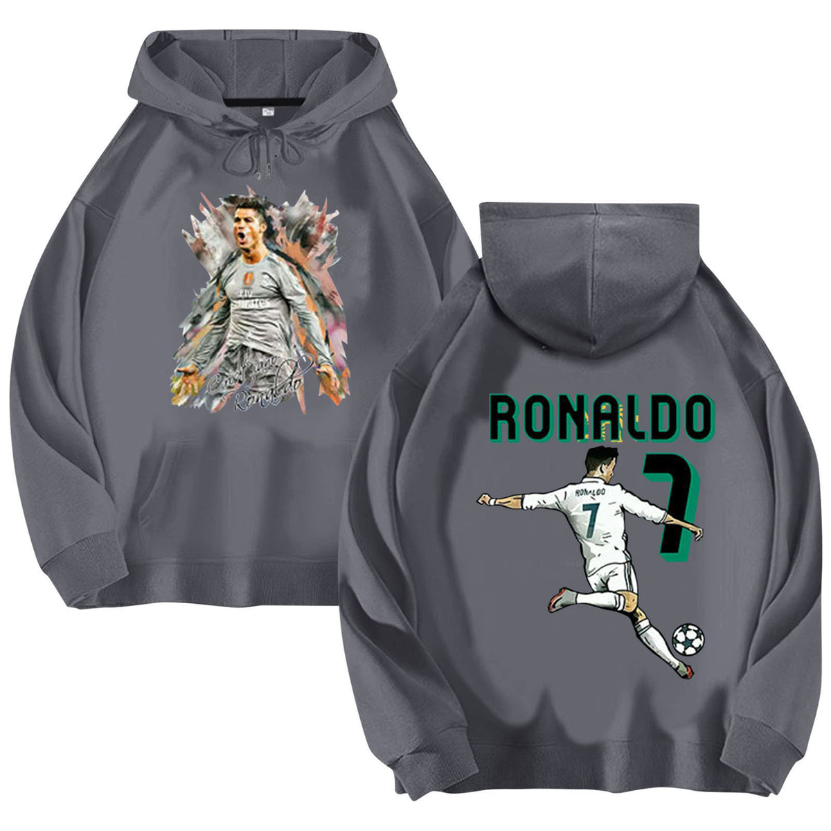 Cristiano Ronaldo No. 7 Fall/Winter Oversized Hoodie