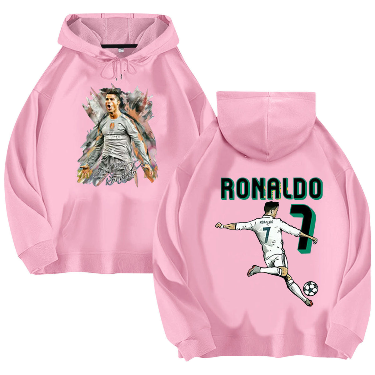 Cristiano Ronaldo No. 7 Fall/Winter Oversized Hoodie
