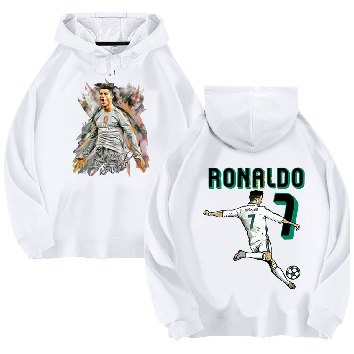 Cristiano Ronaldo No. 7 Fall/Winter Oversized Hoodie