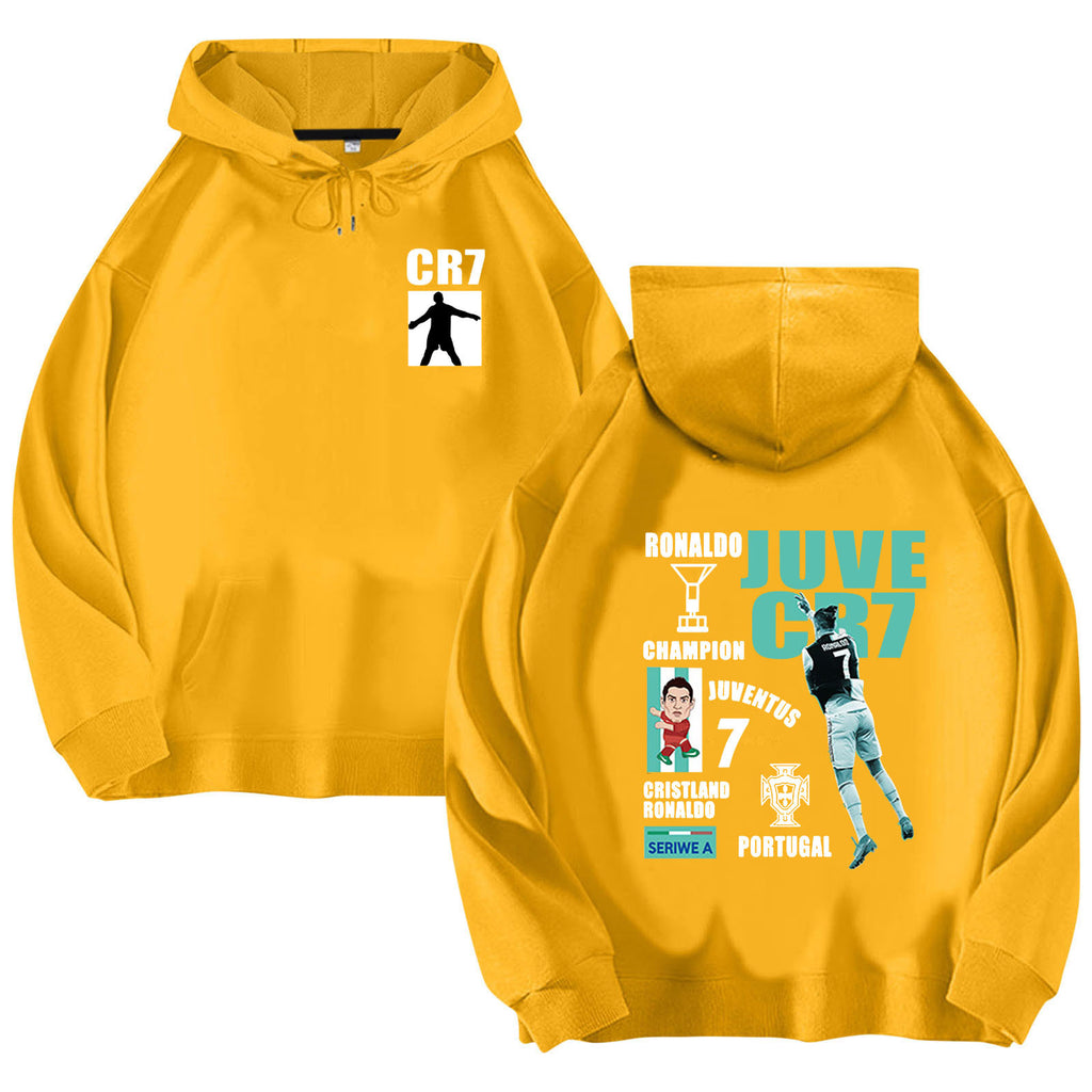 Cristiano Ronaldo No. 7 Fall/Winter Oversized Hoodie