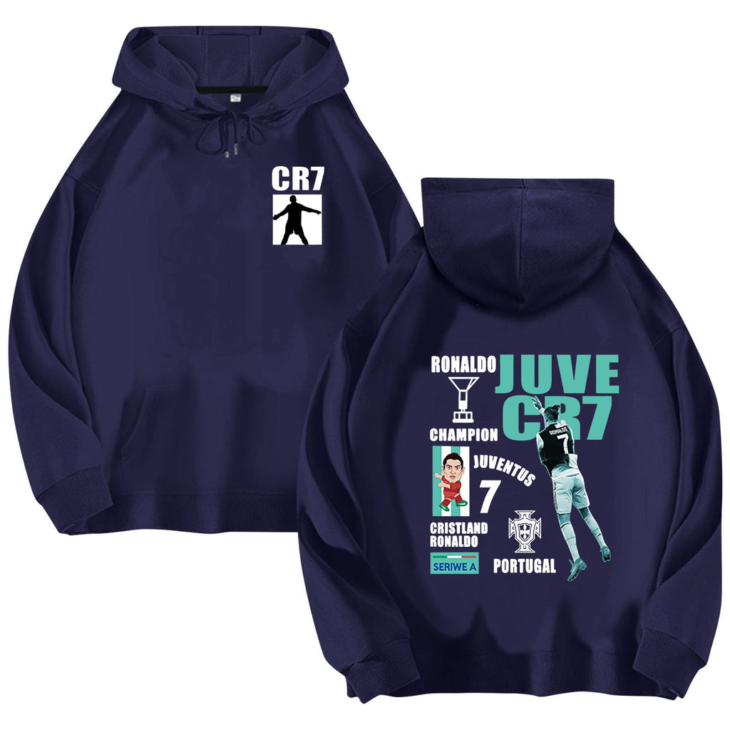 Cristiano Ronaldo No. 7 Fall/Winter Oversized Hoodie