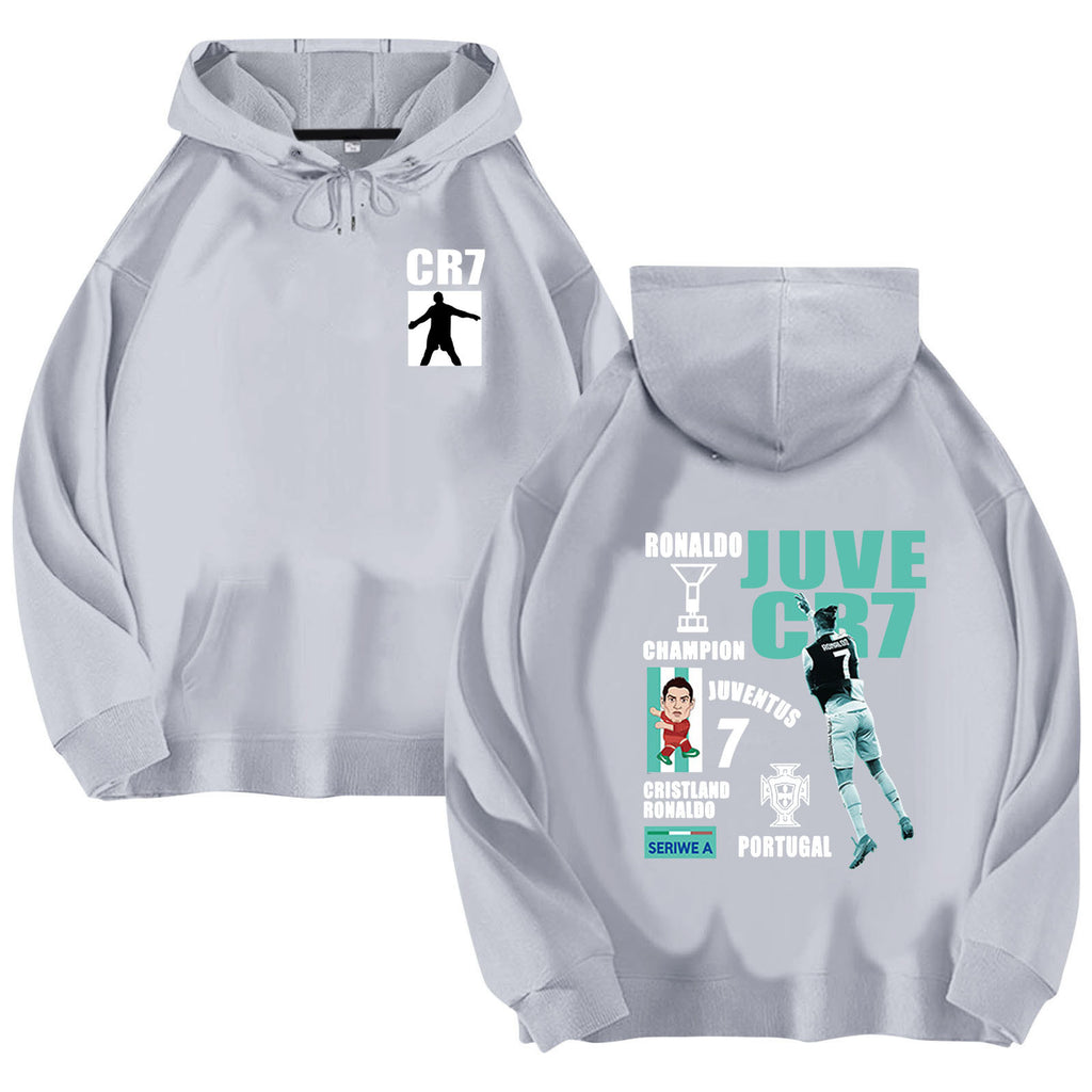 Cristiano Ronaldo No. 7 Fall/Winter Oversized Hoodie