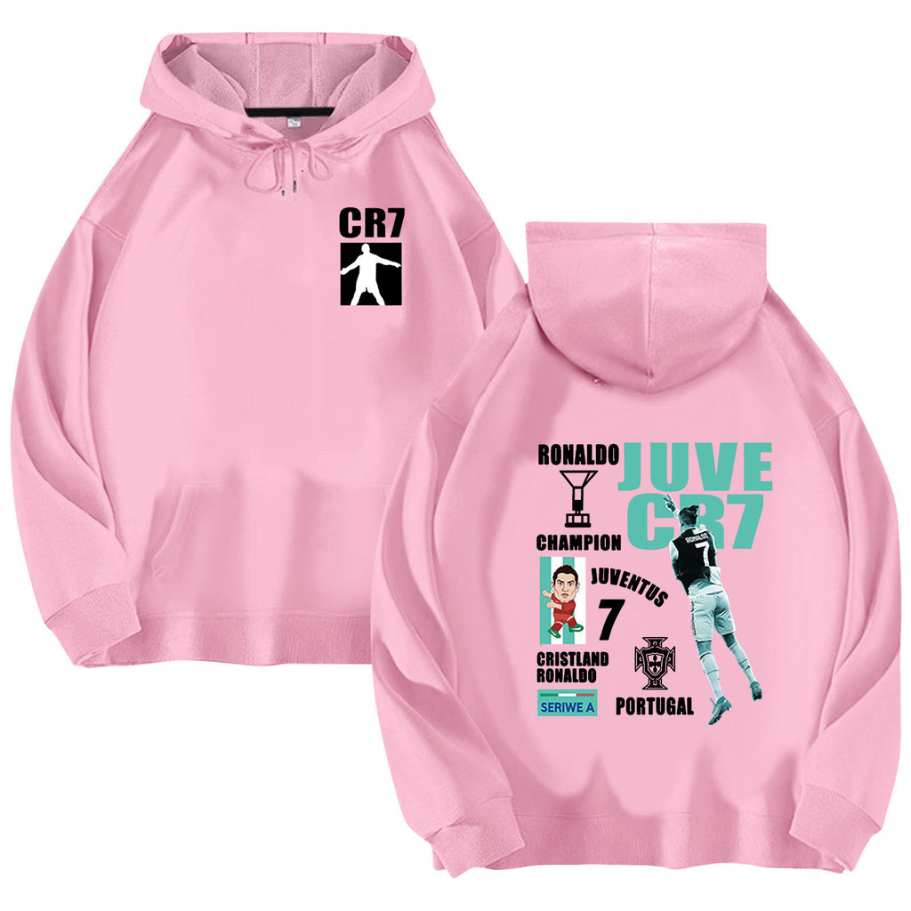 Cristiano Ronaldo No. 7 Fall/Winter Oversized Hoodie