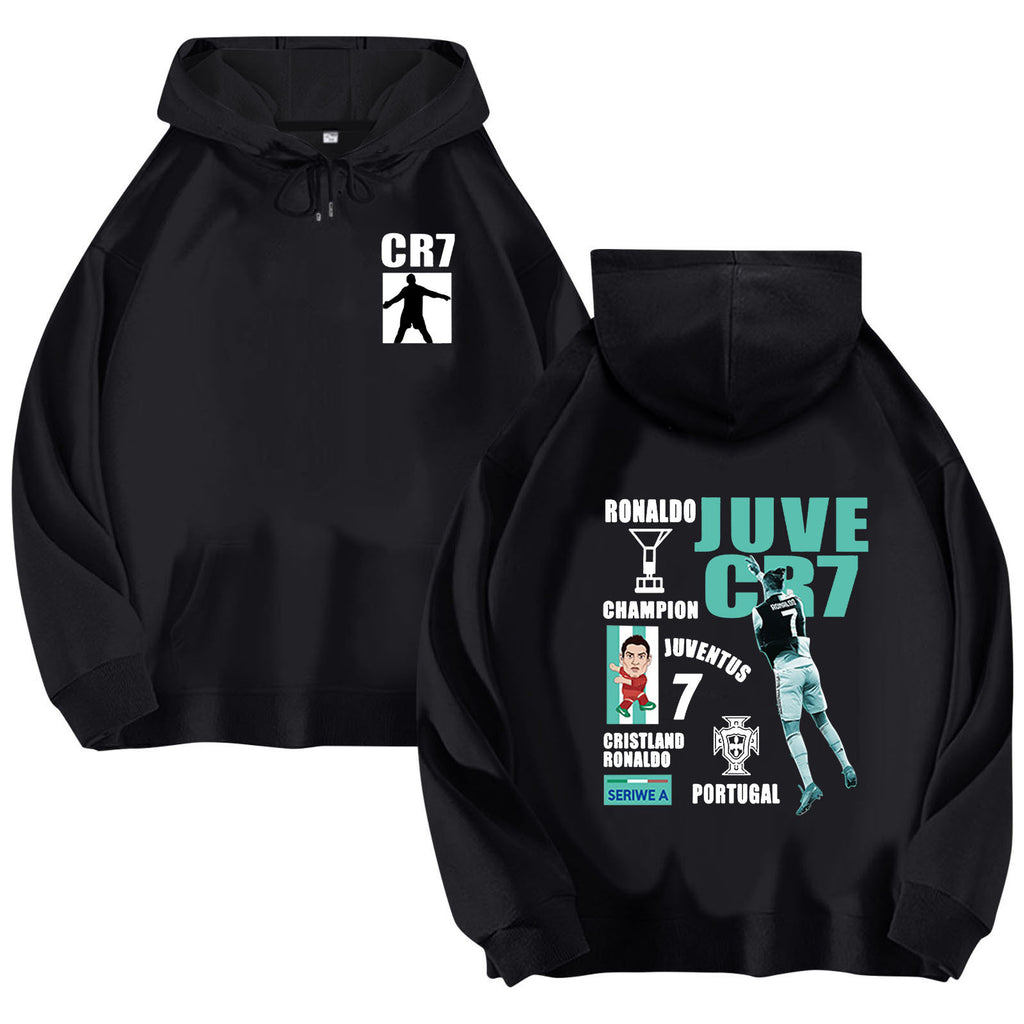 Cristiano Ronaldo No. 7 Fall/Winter Oversized Hoodie
