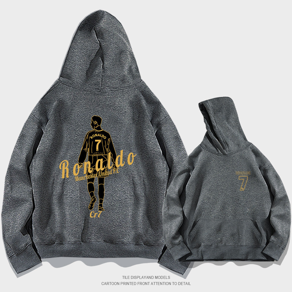Cristiano Ronaldo No. 7 Fall/Winter Oversized Hoodie