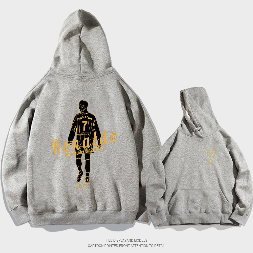Cristiano Ronaldo No. 7 Fall/Winter Oversized Hoodie