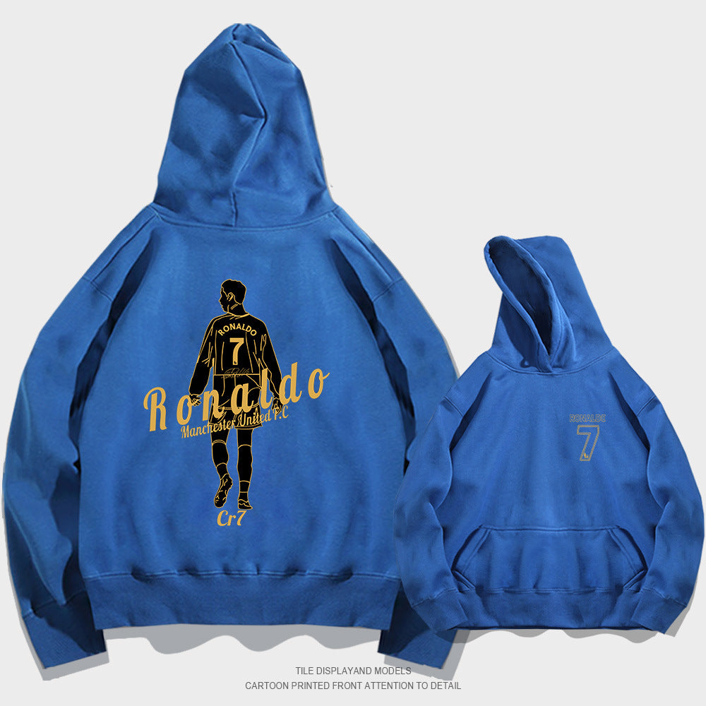 Cristiano Ronaldo No. 7 Fall/Winter Oversized Hoodie