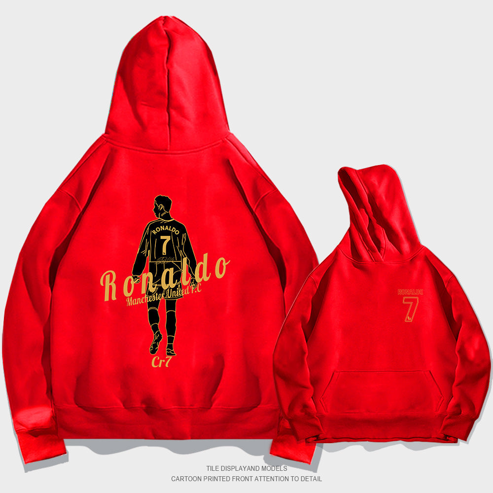 Cristiano Ronaldo No. 7 Fall/Winter Oversized Hoodie
