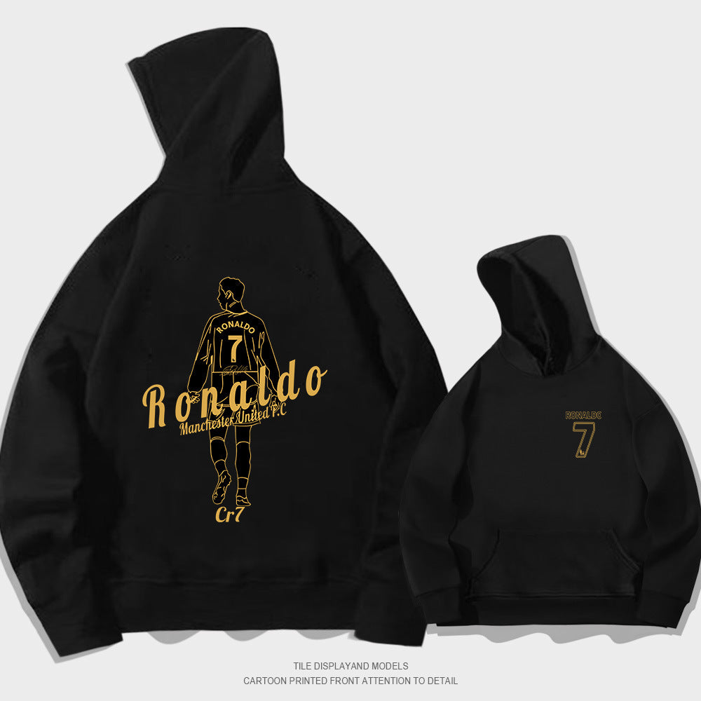Cristiano Ronaldo No. 7 Fall/Winter Oversized Hoodie