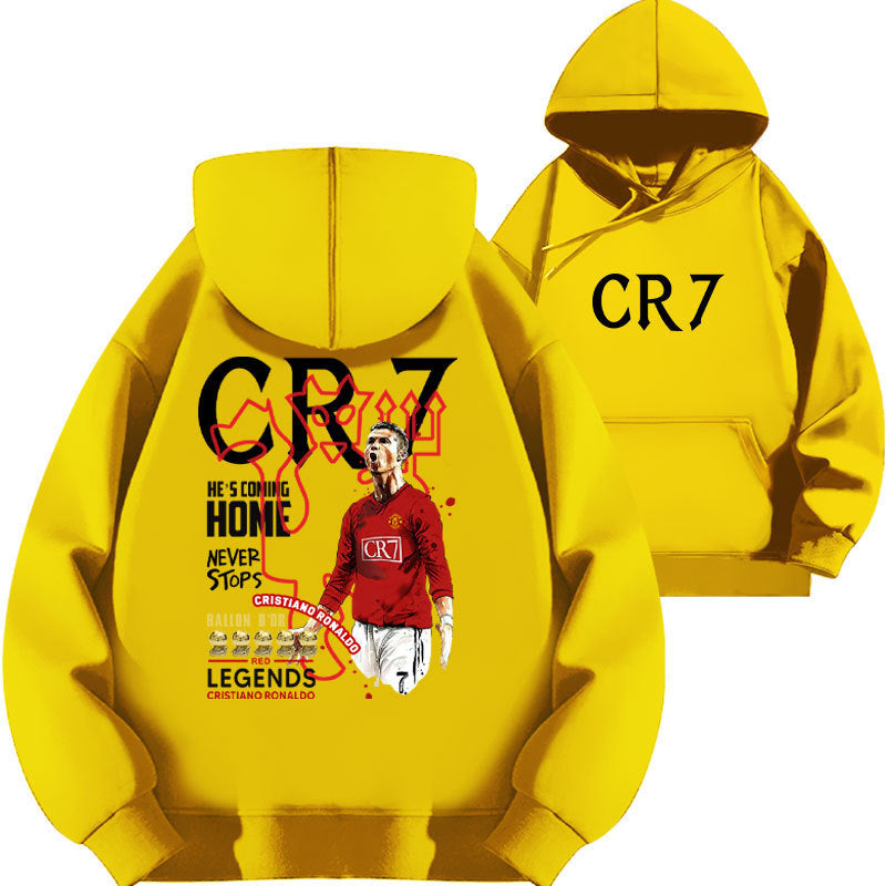 Cristiano Ronaldo No. 7 Fall/Winter Oversized Hoodie