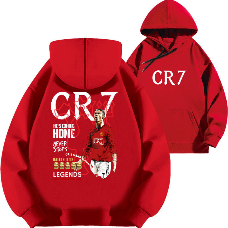 Cristiano Ronaldo No. 7 Fall/Winter Oversized Hoodie