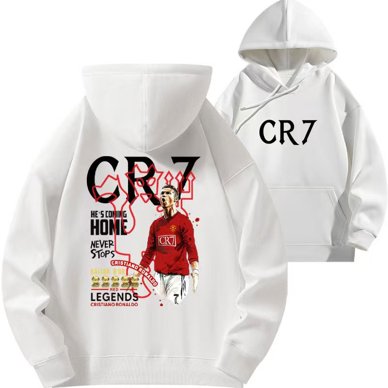 Cristiano Ronaldo No. 7 Fall/Winter Oversized Hoodie