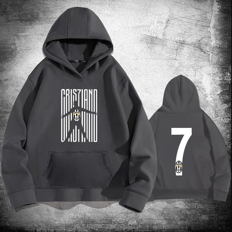 Cristiano Ronaldo No. 7 Fall/Winter Oversized Hoodie