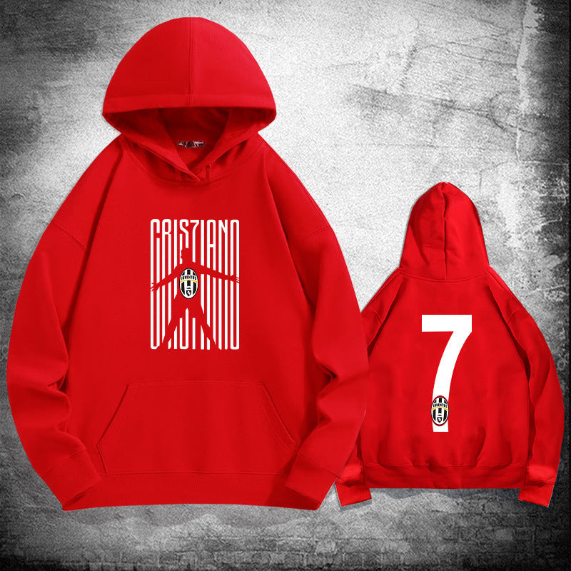 Cristiano Ronaldo No. 7 Fall/Winter Oversized Hoodie