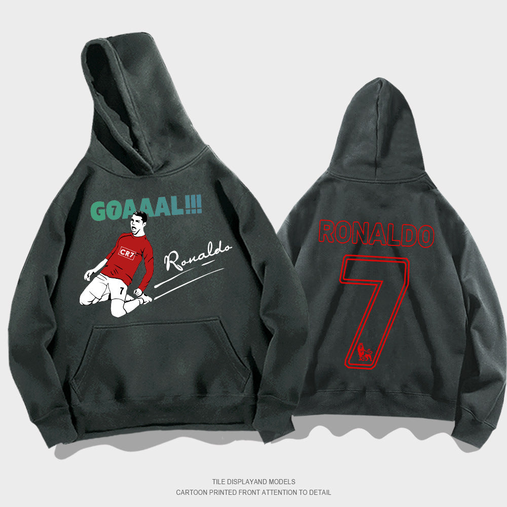 Cristiano Ronaldo No. 7 Fall/Winter Oversized Hoodie