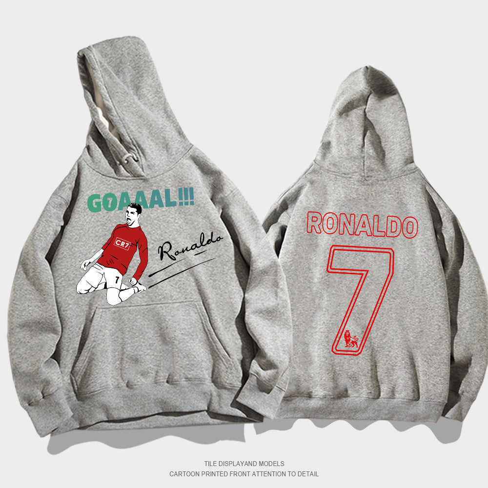 Cristiano Ronaldo No. 7 Fall/Winter Oversized Hoodie