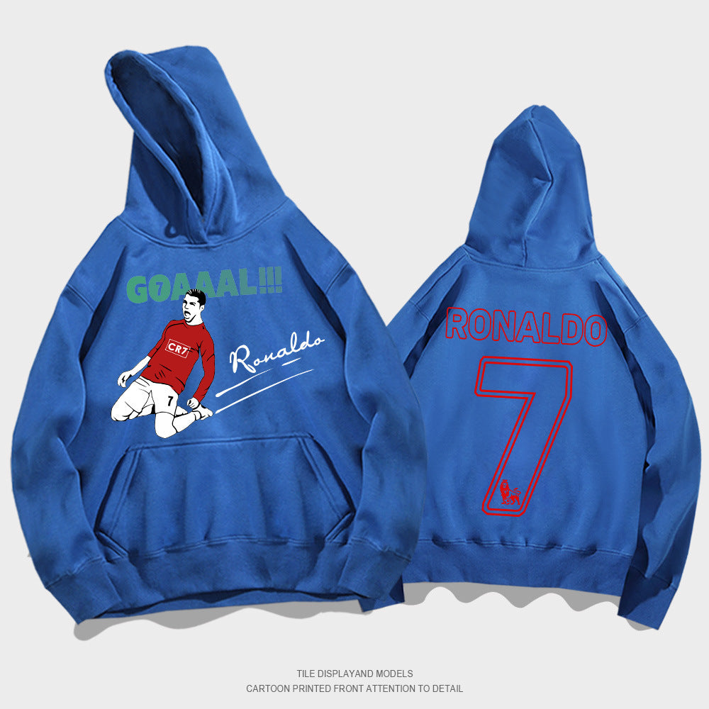 Cristiano Ronaldo No. 7 Fall/Winter Oversized Hoodie
