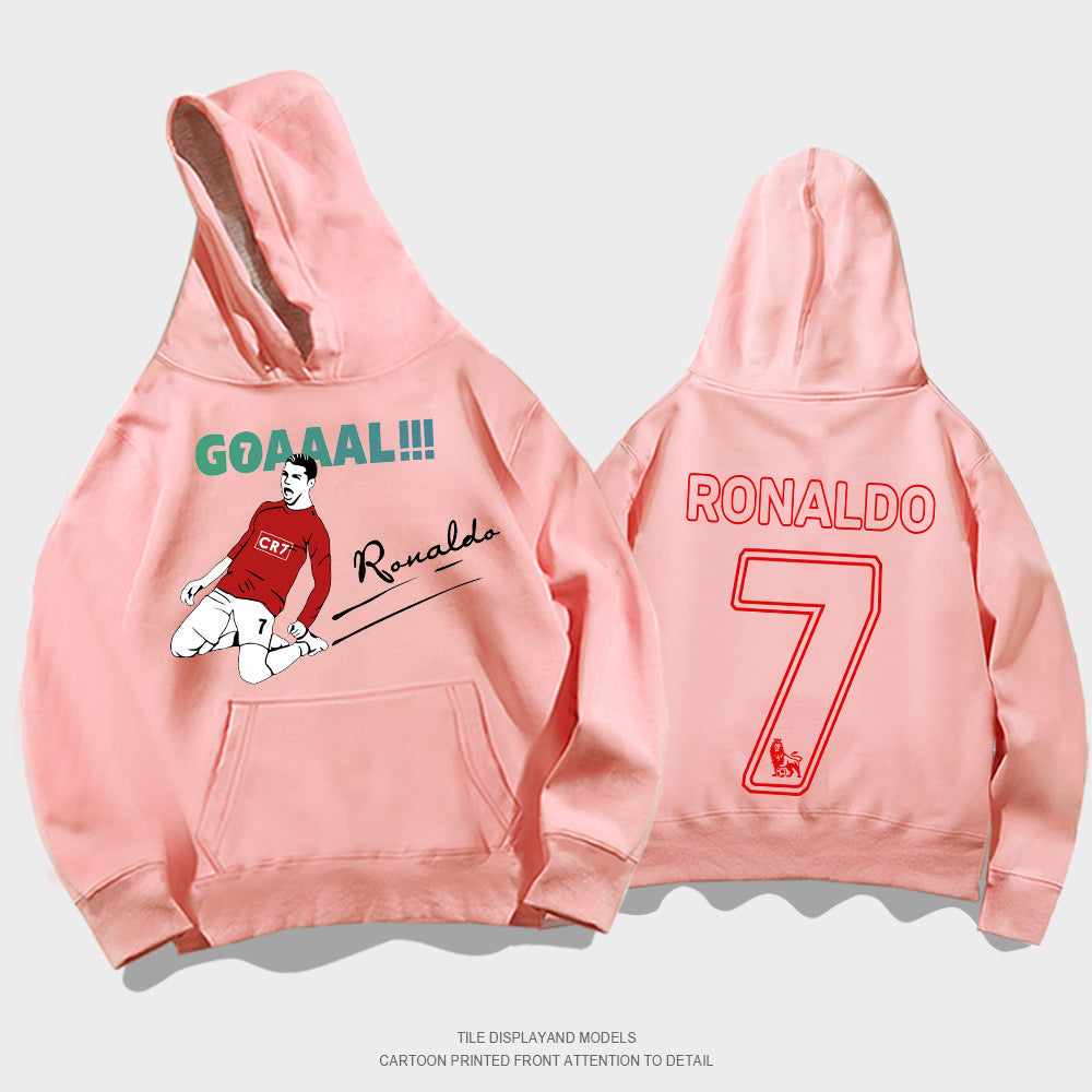 Cristiano Ronaldo No. 7 Fall/Winter Oversized Hoodie