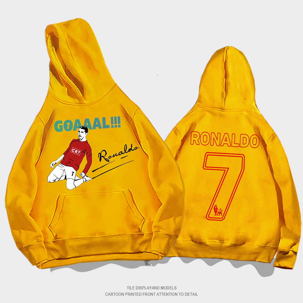 Cristiano Ronaldo No. 7 Fall/Winter Oversized Hoodie