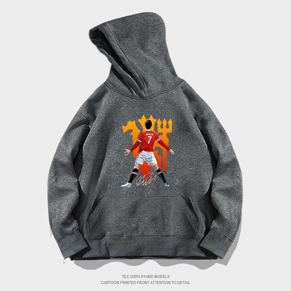 Cristiano Ronaldo No. 7 Fall/Winter Oversized Hoodie