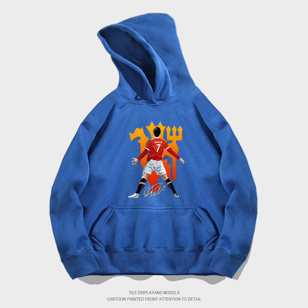 Cristiano Ronaldo No. 7 Fall/Winter Oversized Hoodie