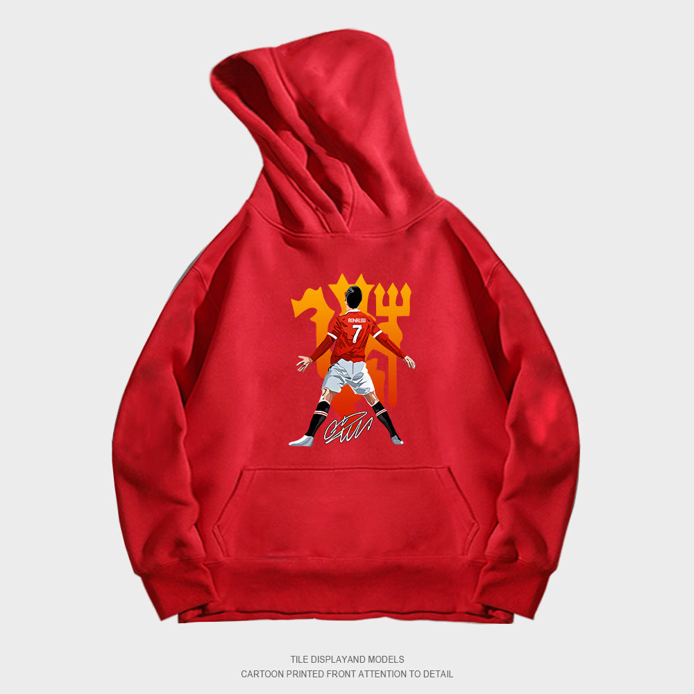 Cristiano Ronaldo No. 7 Fall/Winter Oversized Hoodie