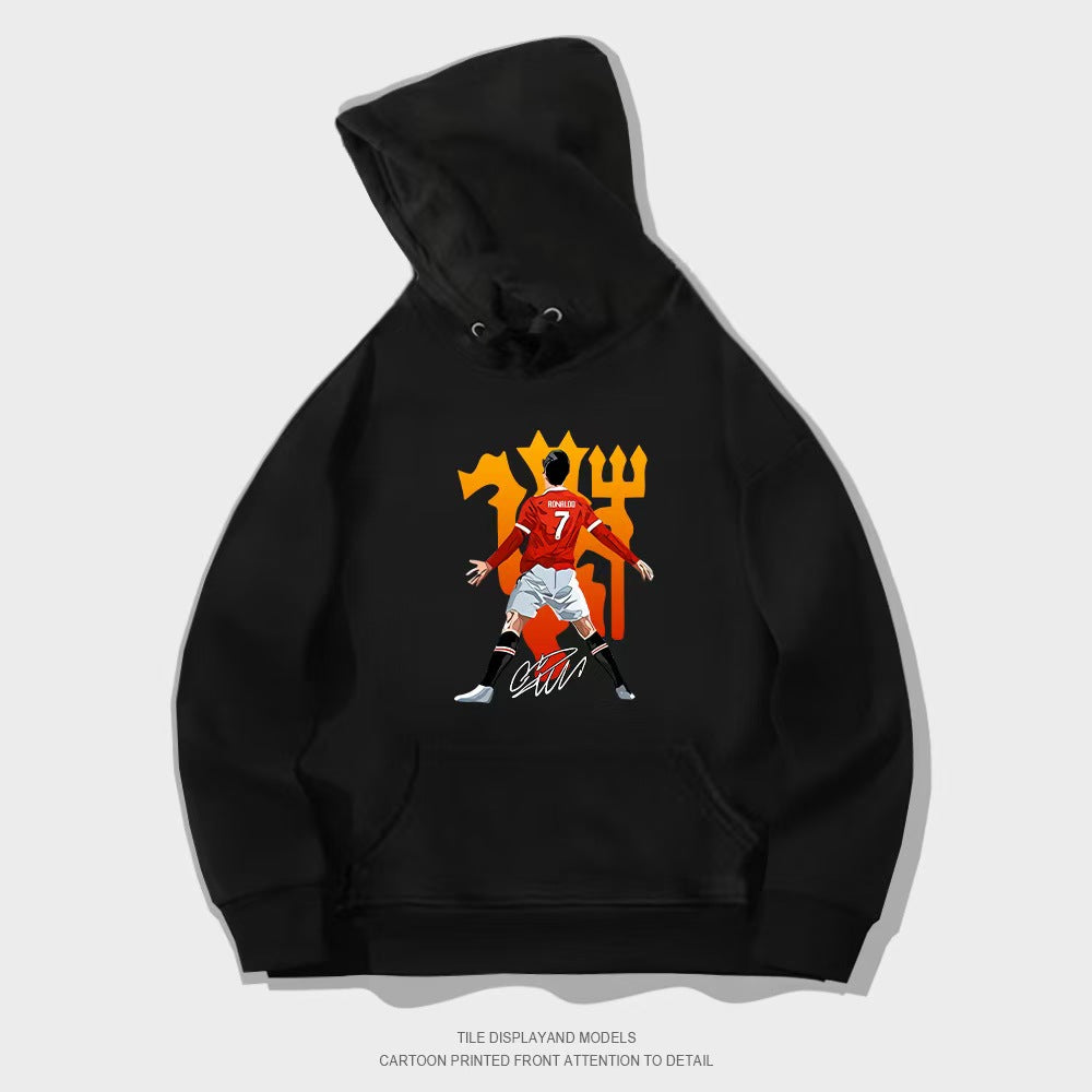 Cristiano Ronaldo No. 7 Fall/Winter Oversized Hoodie
