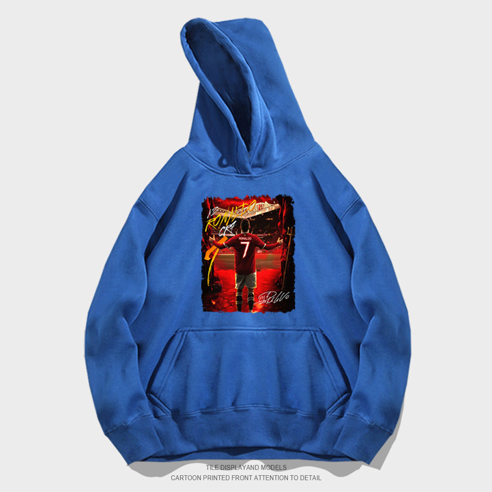 Cristiano Ronaldo No. 7 Fall/Winter Oversized Hoodie