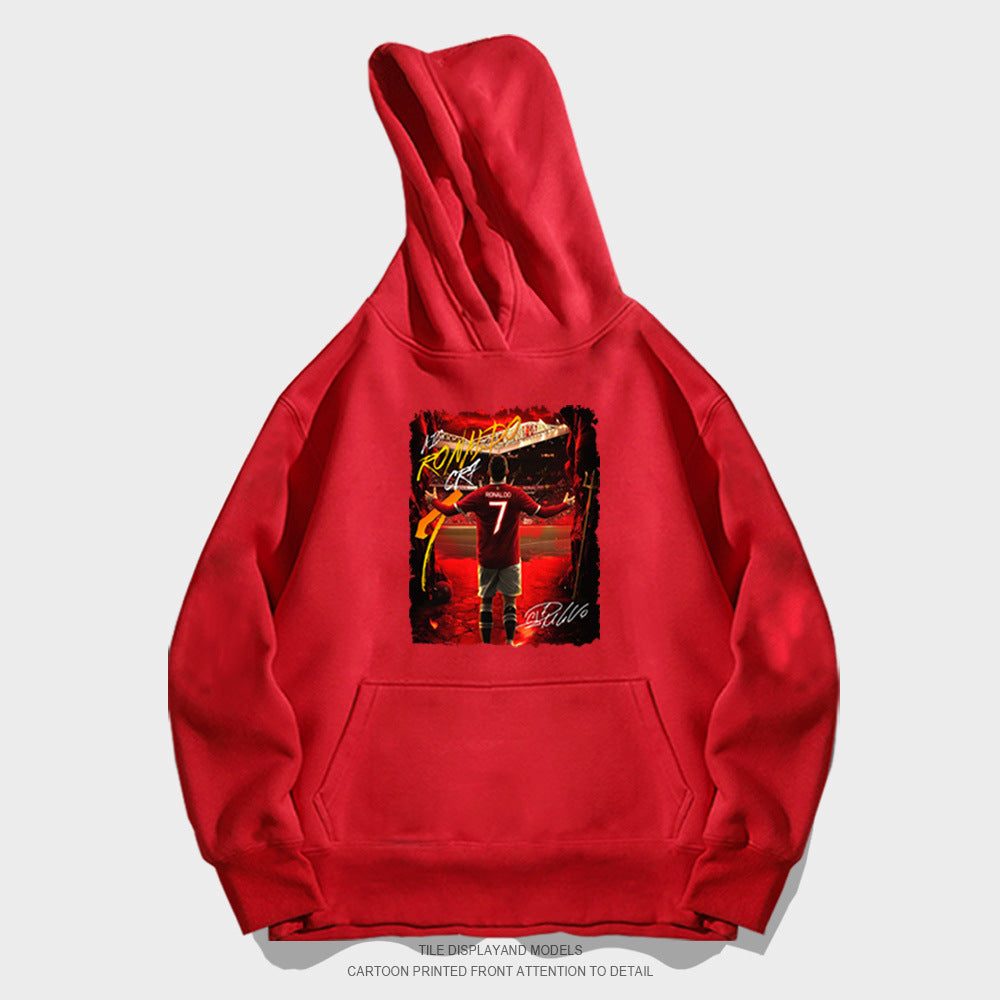 Cristiano Ronaldo No. 7 Fall/Winter Oversized Hoodie
