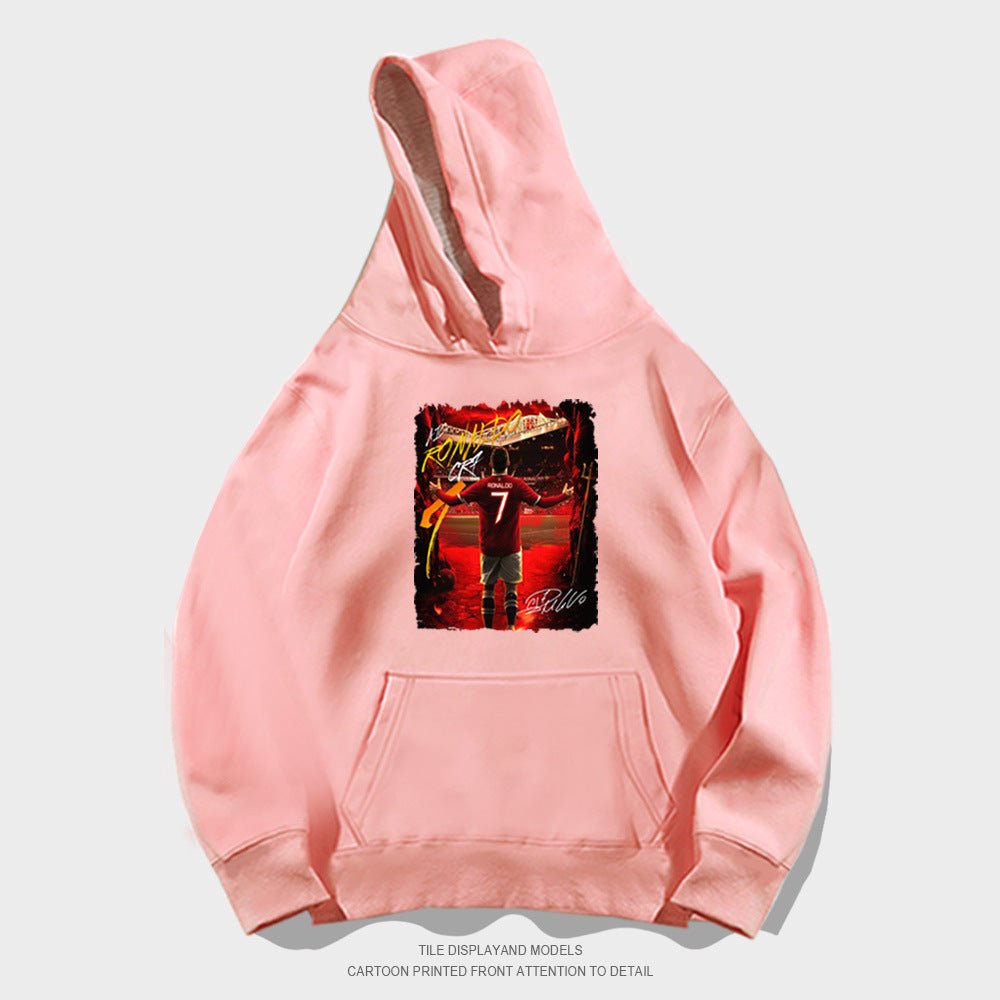 Cristiano Ronaldo No. 7 Fall/Winter Oversized Hoodie