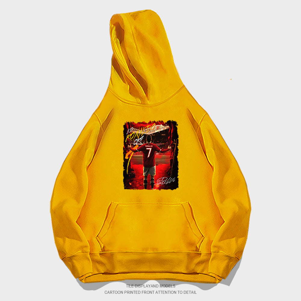 Cristiano Ronaldo No. 7 Fall/Winter Oversized Hoodie
