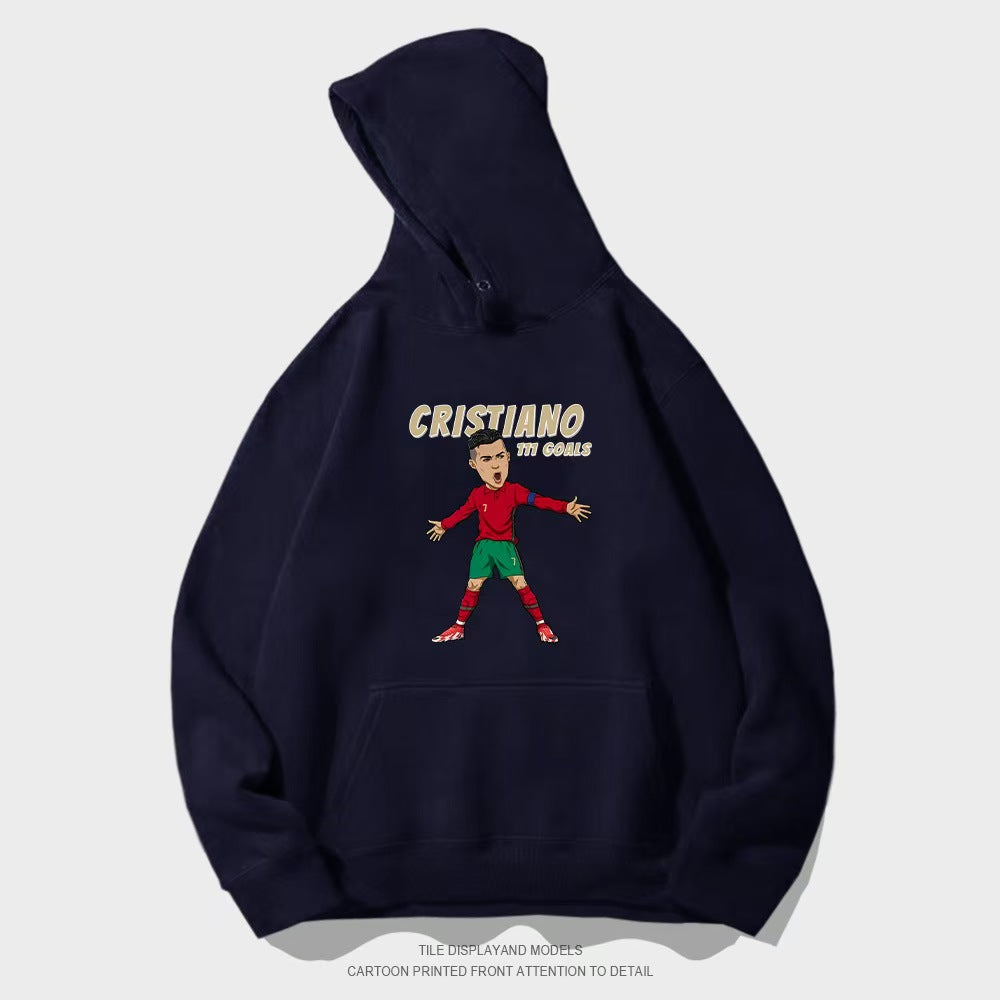 Cristiano Ronaldo No. 7 Fall/Winter Oversized Hoodie