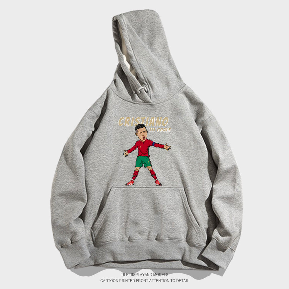Cristiano Ronaldo No. 7 Fall/Winter Oversized Hoodie