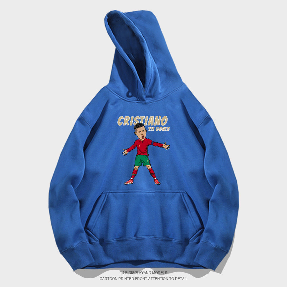 Cristiano Ronaldo No. 7 Fall/Winter Oversized Hoodie